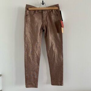 NWT French Connection metallic skinny pants